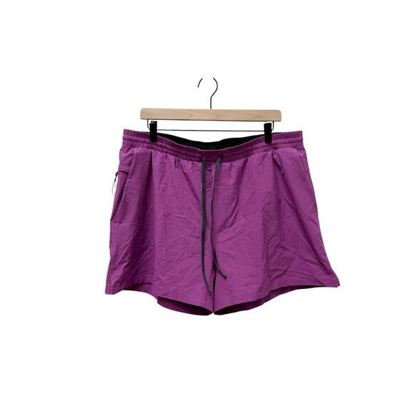 Lululemon Mens Pool Short 5" Lined in Magenta Purple Size XL